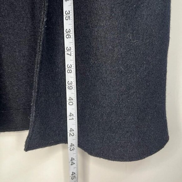 NWT ZARA WOOL Blend TRAFALUC trf_outerwear 1255/017/800 Long Open Coat Size M - Picture 7 of 14